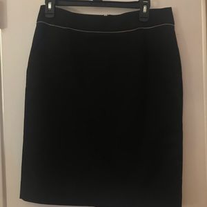 Black pencil skirt